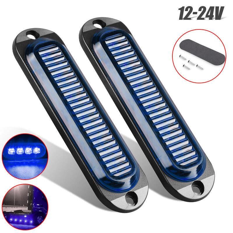SRK-061 LED πλευρικό φως φορτηγού για φορτηγά, βαν, RV, pickup και ρυμουλκούμενα; LED 2835 0.2W, 10-30V, 1.2W, IP68, διάρκεια ζωής 50 000 h