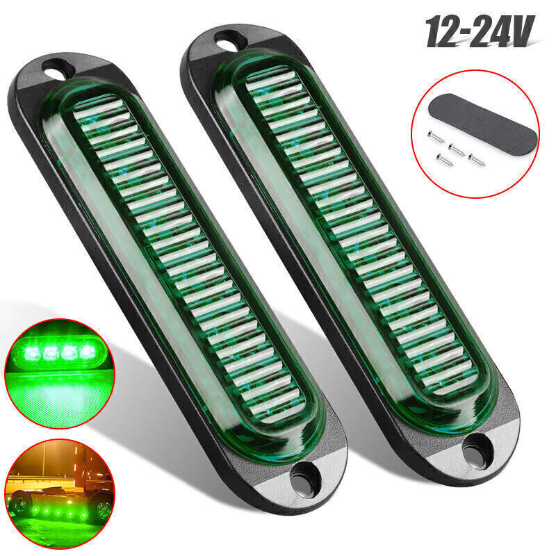 SRK-061 LED πλευρικό φως φορτηγού για φορτηγά, βαν, RV, pickup και ρυμουλκούμενα; LED 2835 0.2W, 10-30V, 1.2W, IP68, διάρκεια ζωής 50 000 h