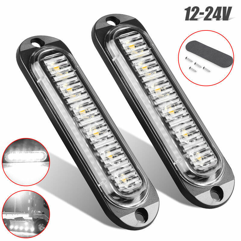 SRK-061 LED πλευρικό φως φορτηγού για φορτηγά, βαν, RV, pickup και ρυμουλκούμενα; LED 2835 0.2W, 10-30V, 1.2W, IP68, διάρκεια ζωής 50 000 h