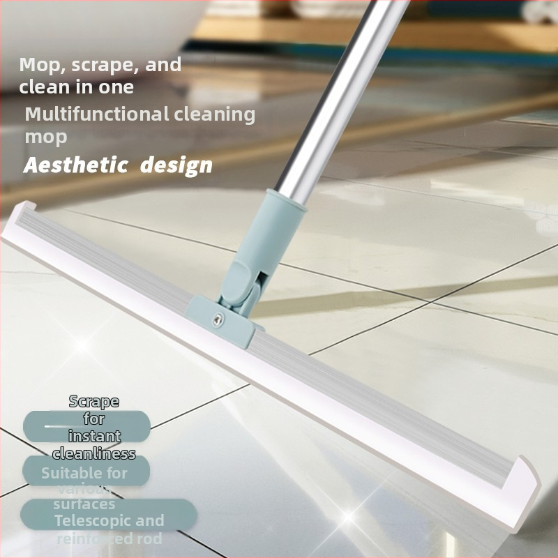 Силиконова метла за баня и стъклени подове – улавя вода и косми, опаковка 100 бр.