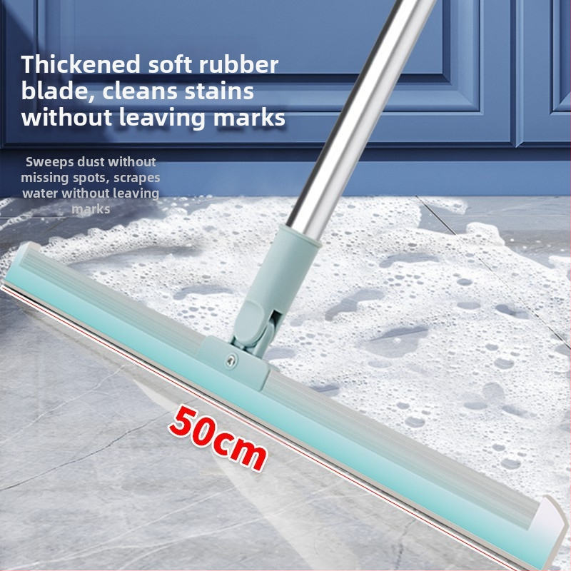 Силиконова метла за баня и стъклени подове – улавя вода и косми, опаковка 100 бр.