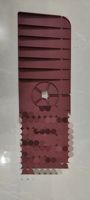 Sipai covoraș din silicon pentru robinet – formă neregulată, anti-strop, bucătărie