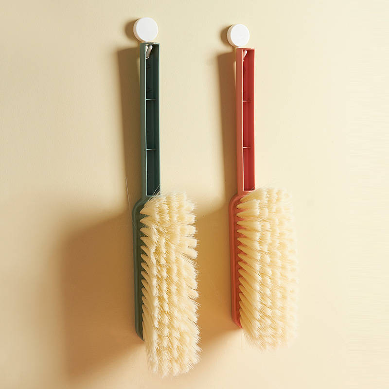 PP mīksta gultas tīrīšanas suka ar garu rokturi – tīrīšanai guļamistabā, plastmasa, 200 g, zīmols Xinjie