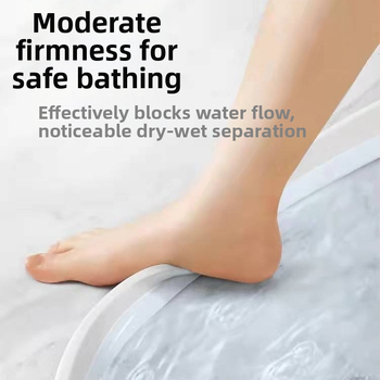 Kupaonska brtvena traka, samoljepljiva, fleksibilna, razdvajanje suho i mokro, materijal TPE