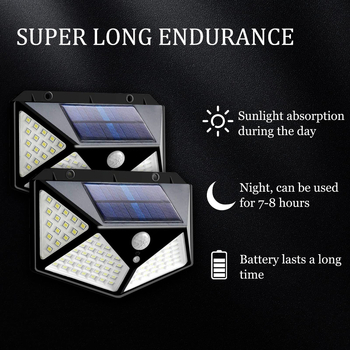 Solarna vanjska zidna LED rasvjeta, vodootporna, 10W, 3.7V, trajanje rasvjete 6–12 sati, cvjetni oblik, pastoralni stil, ručni prekidač