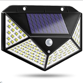 Solarna vanjska zidna LED rasvjeta, vodootporna, 10W, 3.7V, trajanje rasvjete 6–12 sati, cvjetni oblik, pastoralni stil, ručni prekidač