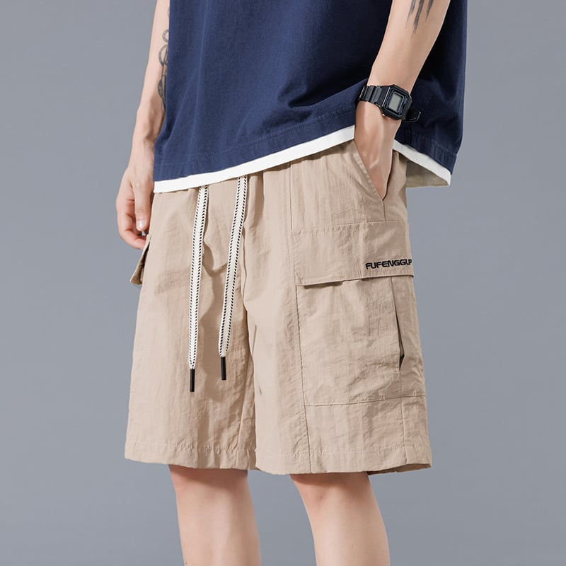 Muške ljetne lagane radne šorceve s više džepova, casual za plažu