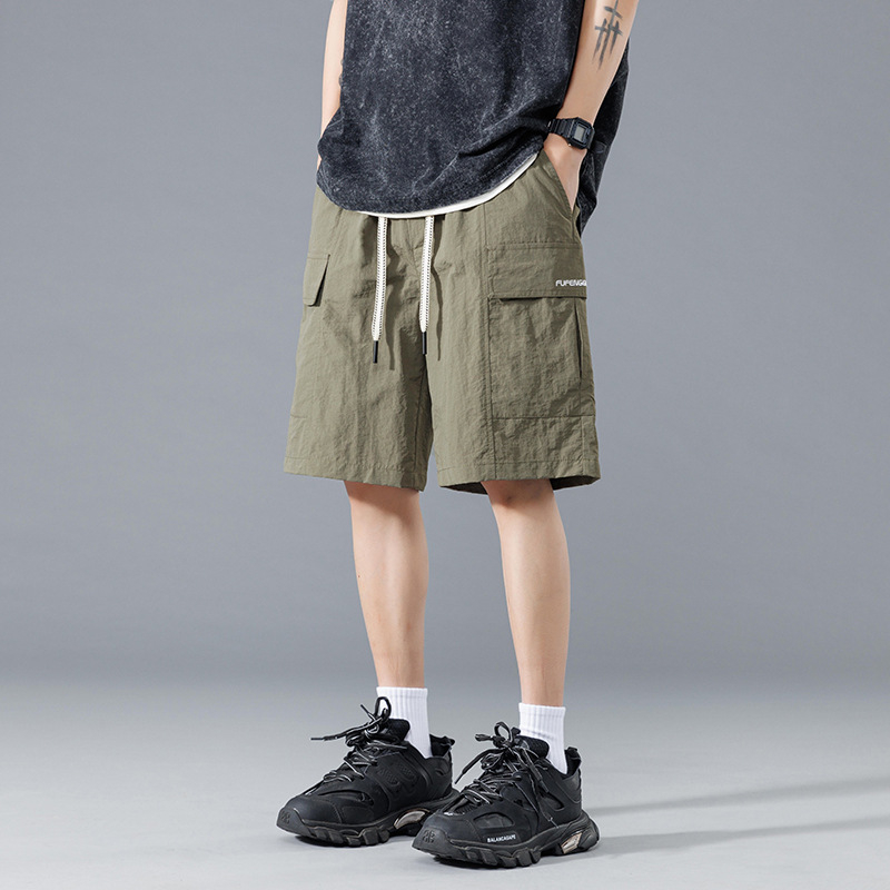 Muške ljetne lagane radne šorceve s više džepova, casual za plažu