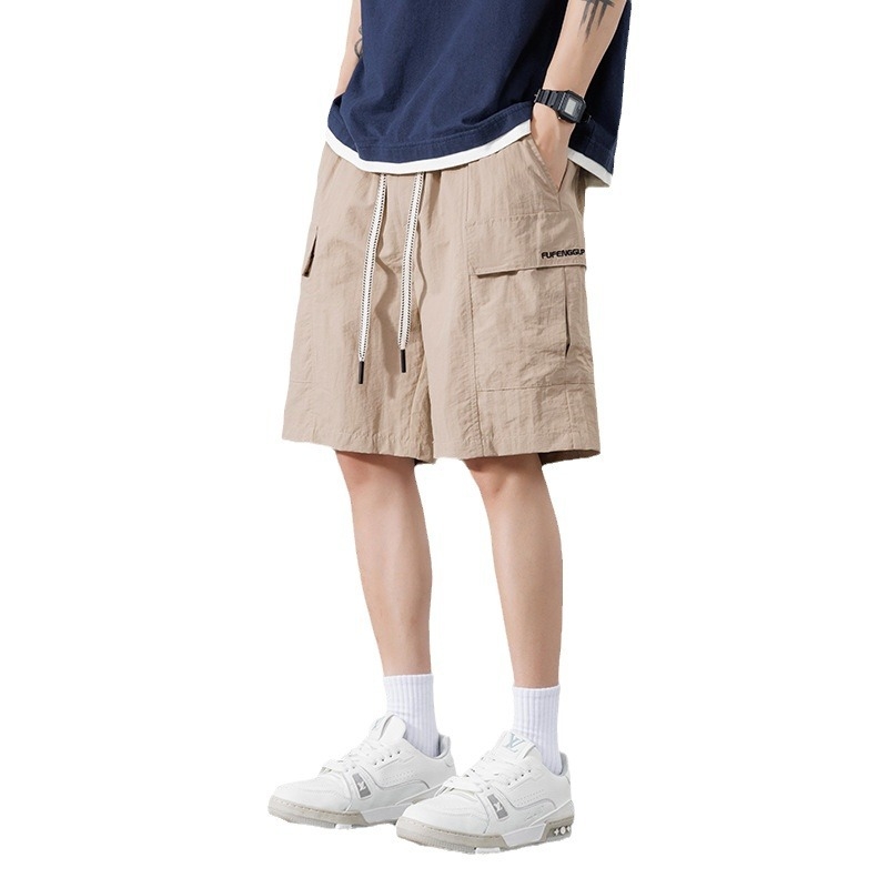 Muške ljetne lagane radne šorceve s više džepova, casual za plažu