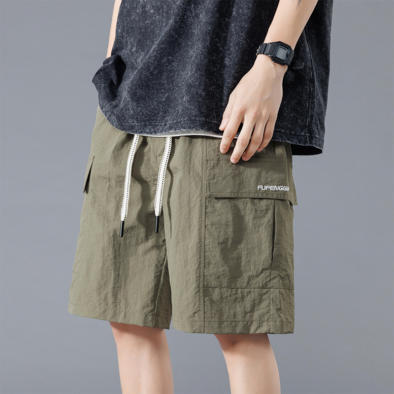 Muške ljetne lagane radne šorceve s više džepova, casual za plažu