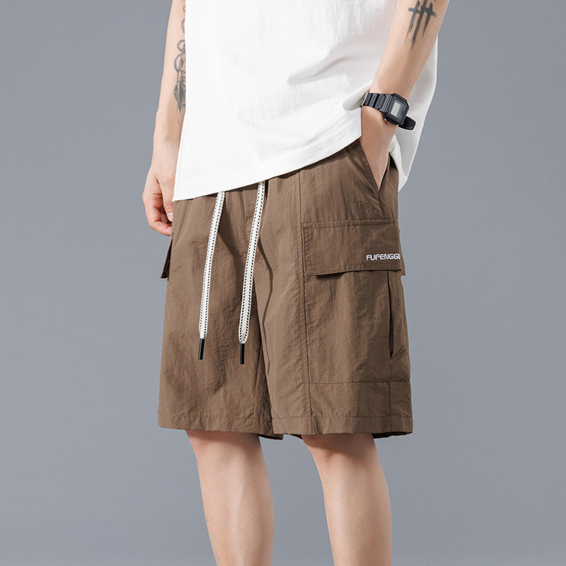 Muške ljetne lagane radne šorceve s više džepova, casual za plažu