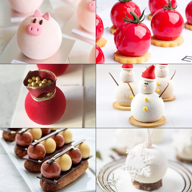 Silikonska kalupa za mousse tortu – okrugla kalupa za pečenje (Materijal: silikon; Upotreba: kalupa za tortu; Kategorija: kalupe za pečenje)