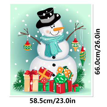 PVC αυτοκόλλητο τοίχου με Χριστουγεννιάτικο χιονάνθρωπο – μοντέρνος μινιμαλιστικός διακοσμητικός τοίχος για σαλόνι, υπνοδωμάτιο, γραφείο, κουζίνα, μπάνιο και προθάλαμο