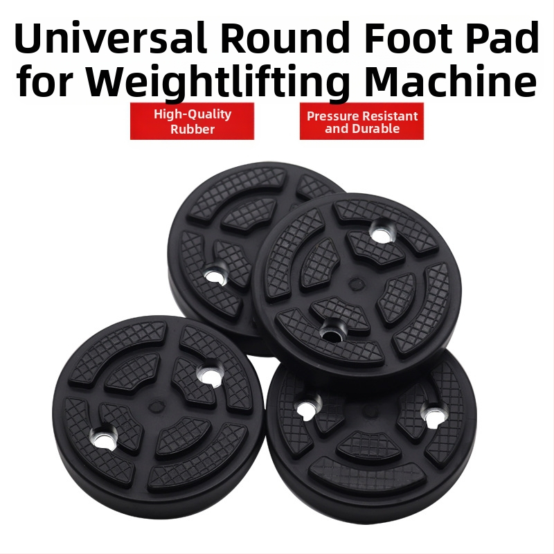 Ανυψωτής αυτοκινήτων με ελαστικό πατάκι, βάση ποδιού και εξαρτήματα για διπλό στήλωνα γάντρι — καθολικό κυκλικό ελαστικό πατάκι, μοντέλο MM-00031, προέλευση Κάνγκζου, Χεμπέι