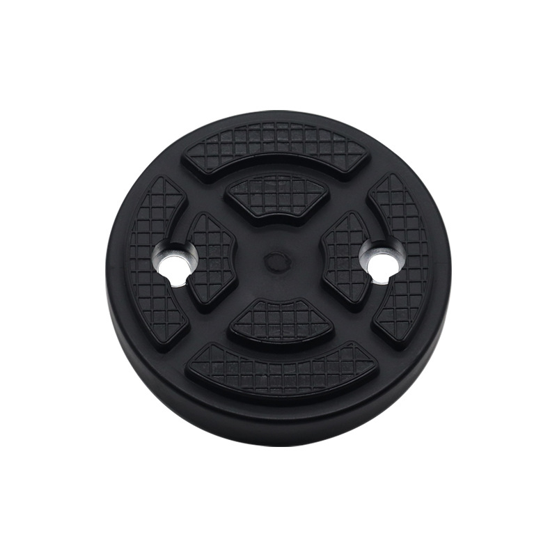 Ανυψωτής αυτοκινήτων με ελαστικό πατάκι, βάση ποδιού και εξαρτήματα για διπλό στήλωνα γάντρι — καθολικό κυκλικό ελαστικό πατάκι, μοντέλο MM-00031, προέλευση Κάνγκζου, Χεμπέι