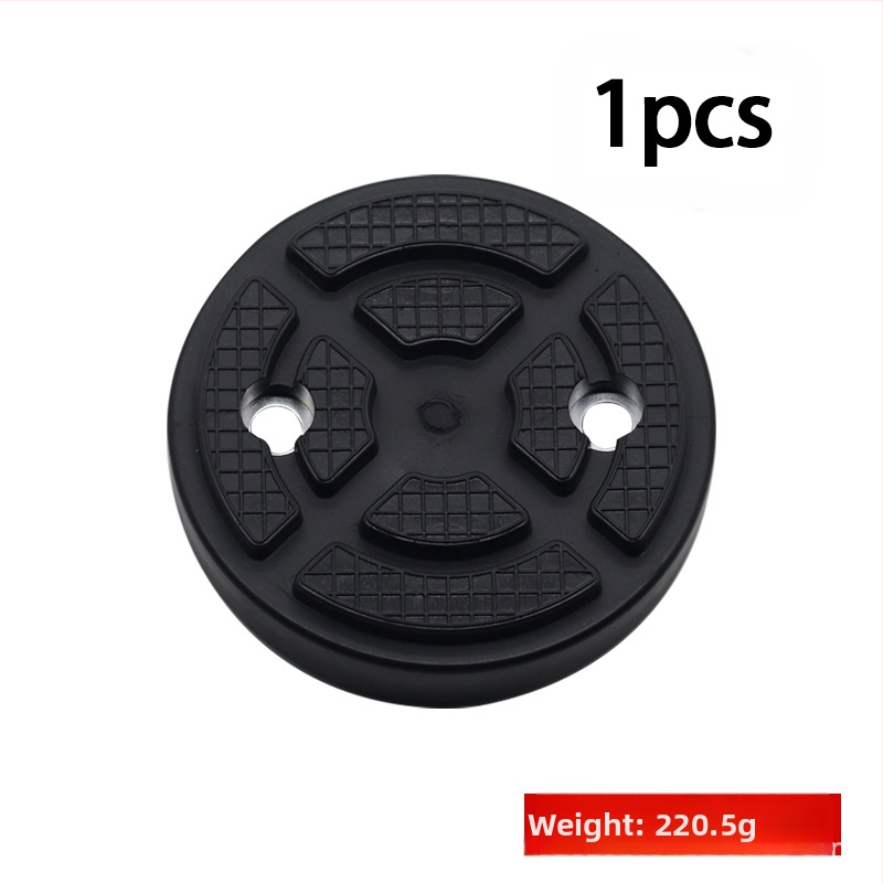 Ανυψωτής αυτοκινήτων με ελαστικό πατάκι, βάση ποδιού και εξαρτήματα για διπλό στήλωνα γάντρι — καθολικό κυκλικό ελαστικό πατάκι, μοντέλο MM-00031, προέλευση Κάνγκζου, Χεμπέι