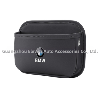 Τσάντα αποθήκευσης πίσω καθίσματος αυτοκινήτου – γνήσιο δέρμα, μάρκα XI, κρεμάμενος τύπος, εκτύπωση λογότυπου διαθέσιμη.