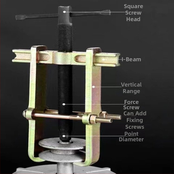 Dviejų žandikaulių traukiklis guoliams, kompaktiškas daugiafunkcinis išardymo įrankis nerūdijančio plieno guoliams, 36V
