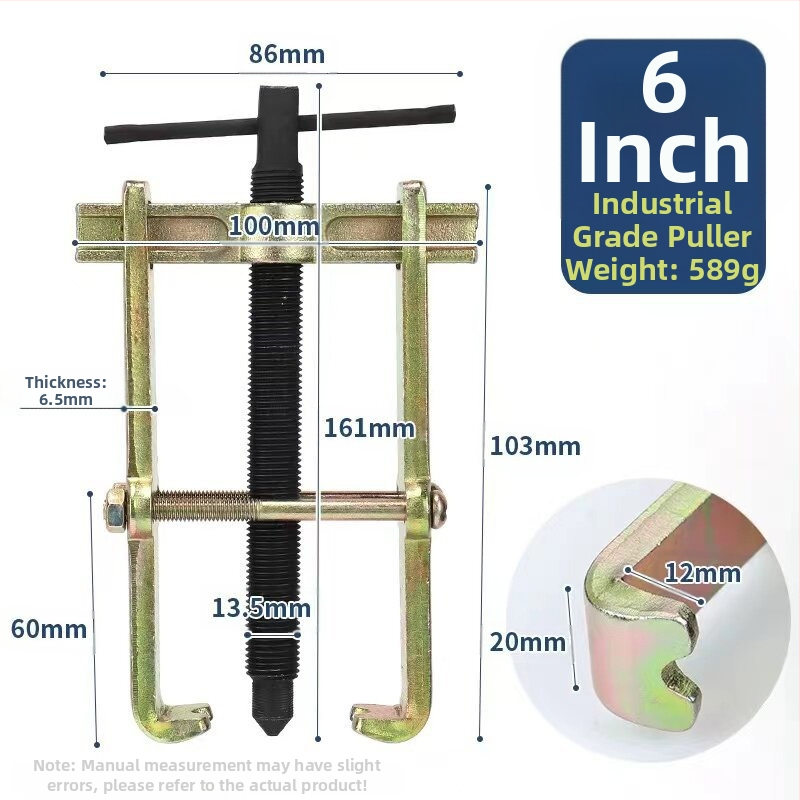 Dviejų žandikaulių traukiklis guoliams, kompaktiškas daugiafunkcinis išardymo įrankis nerūdijančio plieno guoliams, 36V