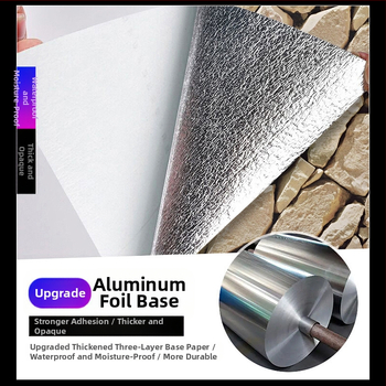 Ķieģeļu raksta pašlīmējamās tapetes, 3D efekts, PVC materiāls, bez formaldehīda