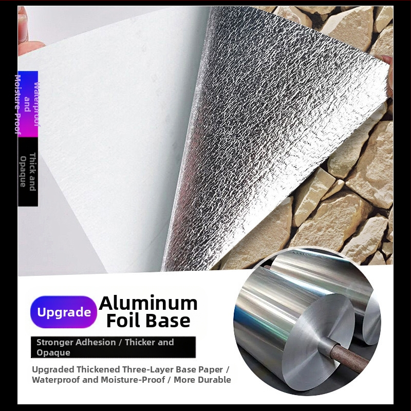 Самозалепващи тапети с кирпичен модел, 3D ефект, PVC материал, без формалдехид