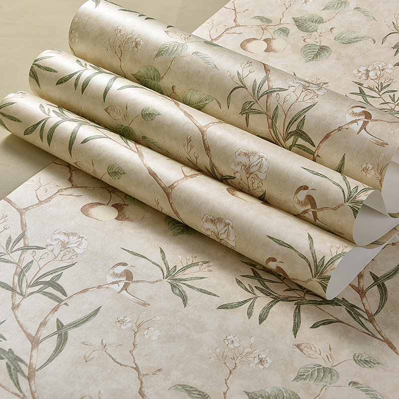 Nepluošto sienų tapetai su garso izoliacija, pluošto sluoksnis, rašto tipas, aukšta kokybė.