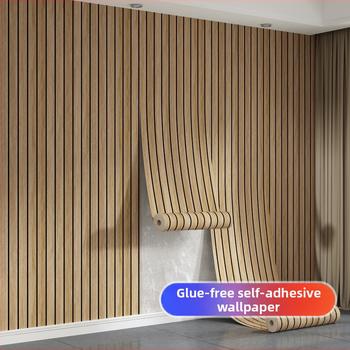 Savarankiškai klijuojamos tapetai – grotelės lino raštas, retro medžio faktūra, stora PVC, atsparios vandeniui, atsparios drėgmei, atsparios aliejui