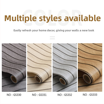 Savarankiškai klijuojamos tapetai – grotelės lino raštas, retro medžio faktūra, stora PVC, atsparios vandeniui, atsparios drėgmei, atsparios aliejui