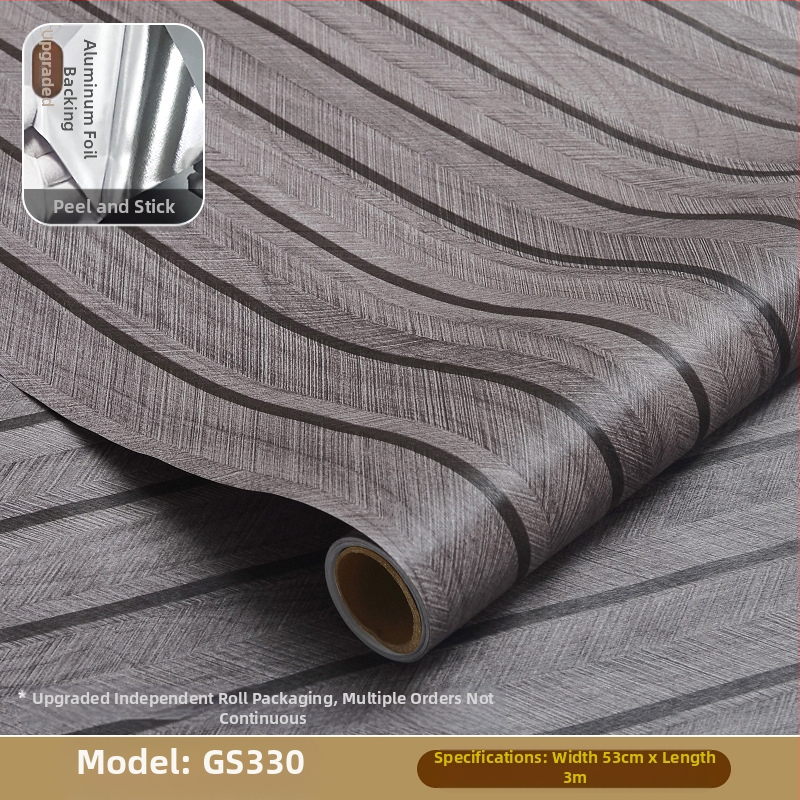 Savarankiškai klijuojamos tapetai – grotelės lino raštas, retro medžio faktūra, stora PVC, atsparios vandeniui, atsparios drėgmei, atsparios aliejui