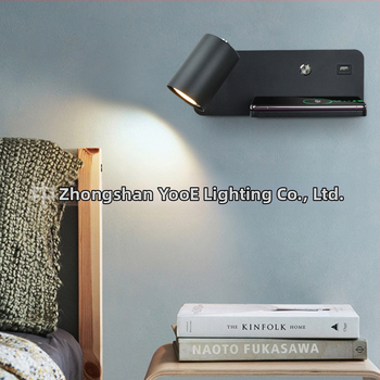 Λαμπτήρας τοίχου Yooe με αλουμινένιο κάλυμμα, μεταλλικό σώμα, LED, 220V, GU10 5W