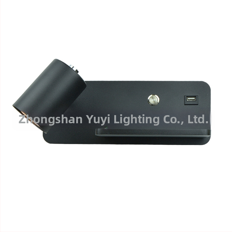 Yooe стенно осветително тяло с алуминиев абажур, железно тяло, LED, 220V, GU10 5W