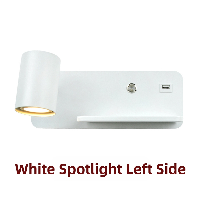 Λαμπτήρας τοίχου Yooe με αλουμινένιο κάλυμμα, μεταλλικό σώμα, LED, 220V, GU10 5W