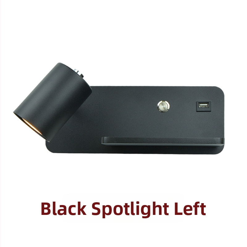 Λαμπτήρας τοίχου Yooe με αλουμινένιο κάλυμμα, μεταλλικό σώμα, LED, 220V, GU10 5W