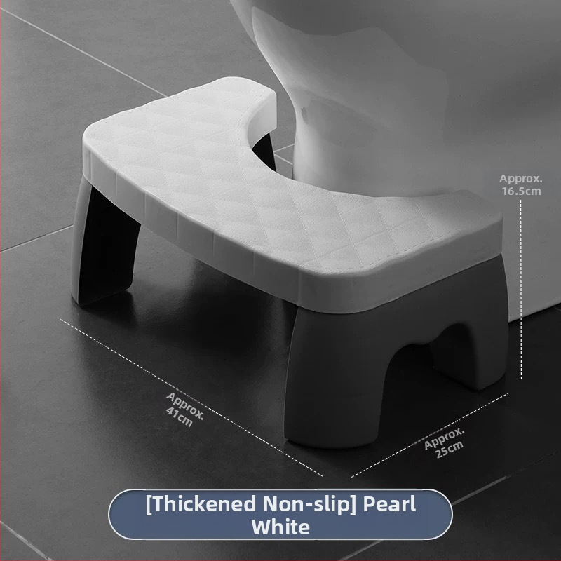 Plastikinė tualeto taburetė – neslystanti kojų atrama vonios kambariui ir biurui