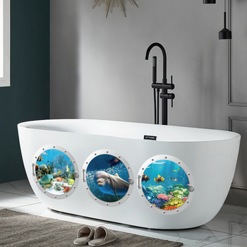 Αυτοκόλλητο τοίχου PVC, σειρά JS-N, μοτίβο θαλάσσιου βίου με χελώνα και φάλαινα, για σαλόνι ή υπνοδωμάτιο, σύγχρονο μινιμαλιστικό στυλ