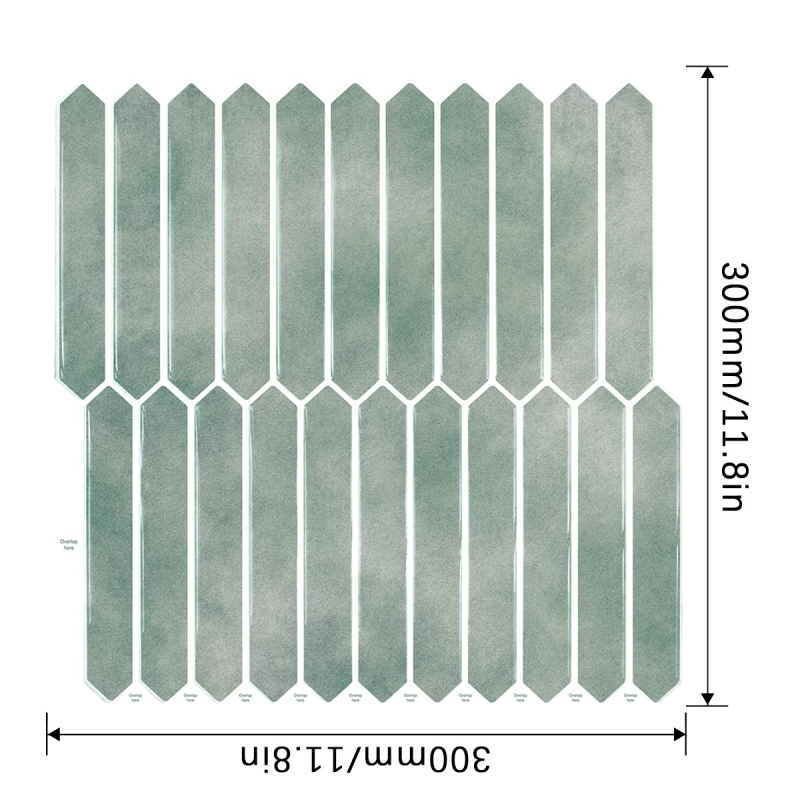 3D zidni dekorativni naljepnica, PET materijal, samoljepljiva, vodootporna i otporna na prljavštinu, pogodna za dnevni boravak, spavaću sobu, studij i kuhinju