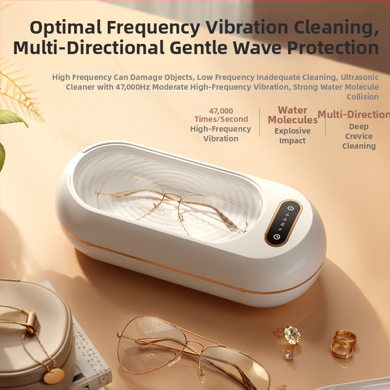 Ultragarso akinų valymo įrenginys, USB maitinimas, 3,7V, 10W, talpa 301–500 ml