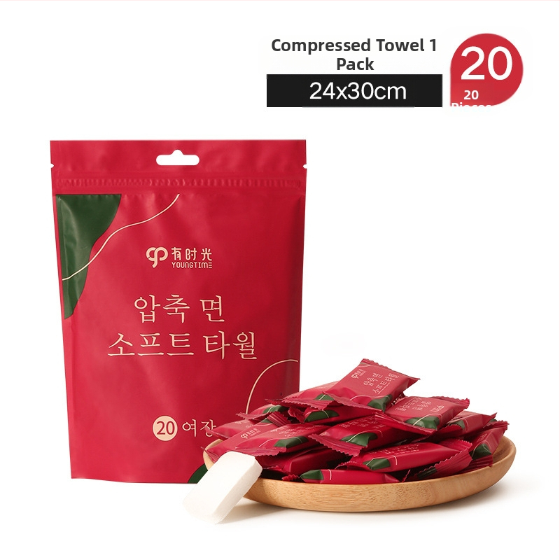 Πετσέτες προσώπου μίας χρήσης από μη υφασμένο ύφασμα, σετ ταξιδιού, 100 φύλλα, για καθαρισμό