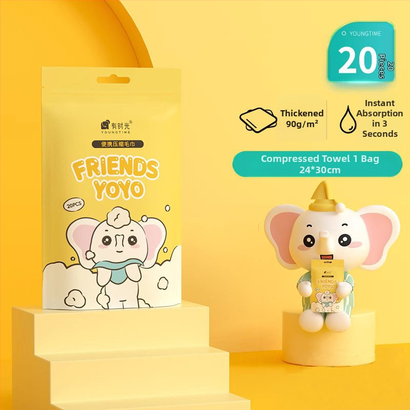 Πετσέτες προσώπου μίας χρήσης από μη υφασμένο ύφασμα, σετ ταξιδιού, 100 φύλλα, για καθαρισμό