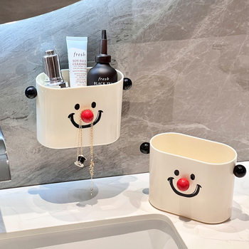 Επιτοίχιο ABS αποθηκευτικό κουτί 1 L, χωρίς διάτρηση, για μπάνιο, κουζίνα και WC