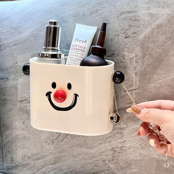 Επιτοίχιο ABS αποθηκευτικό κουτί 1 L, χωρίς διάτρηση, για μπάνιο, κουζίνα και WC