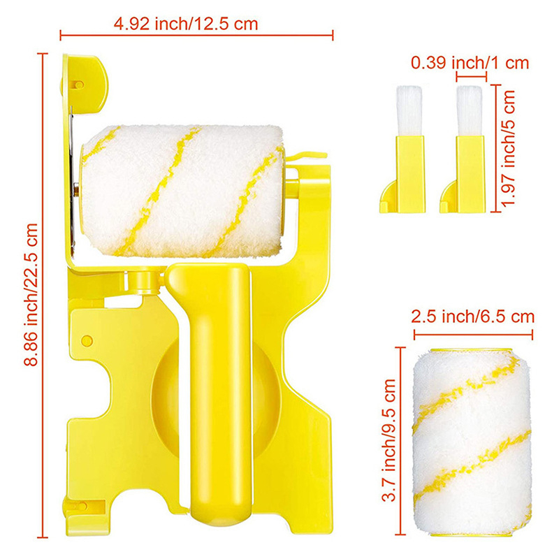 Set de unelte pentru vopsit M3055 – construcție din plastic, design modern minimalist, pentru amenajări interioare