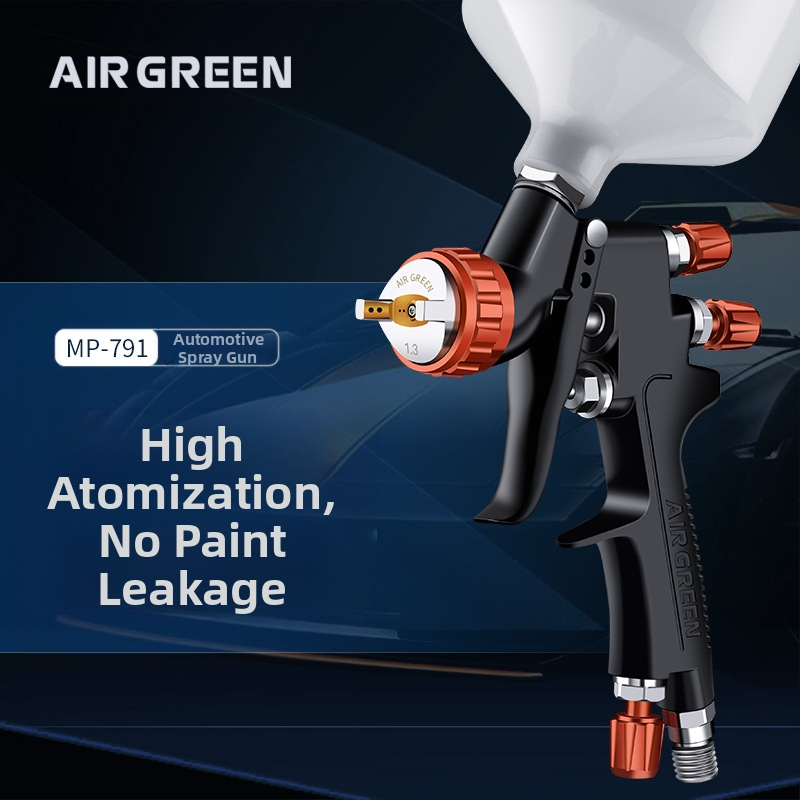 Topcoat purškimo pistole su viršutiniu rezervuaru, didelė atomizacija, tinkama automobiliams, baldams ir laivoms, purškimo atstumas 200 mm