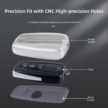 Θήκη κλειδιού Toyota B03T, TPU, αδειοδοτούμενο ιδιωτικό σήμα