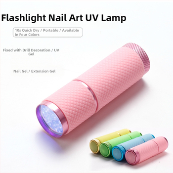 LED mini nagu lampa gēla nagu lakam – ātra žāvēšana, pārnēsājama fototerapijas lampiņa; Modelis: Flashlight lamp; Zīmols: Today`s Show; Izcelsme: Yiwu; Neto svars: 40 g.