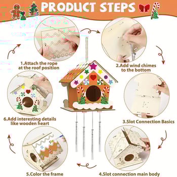 Дървен комплект за ръчна изработка за висулка — Boxwood, Jinqi, модерен минималистичен стил, за домашна употреба