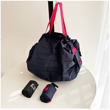 Poliesterinė sulankstoma pirkinių tašė, ekologiška, lengva, nešiojama, su logotipo spausdinimo galimybe