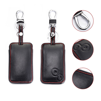 Κάλυμμα κλειδιού Renault Classic από δέρμα αγελάδας, απλό στυλ, αδειοδοτημένη ιδιωτική ετικέτα