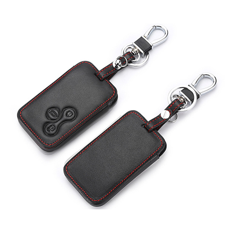 Renault Classic kućište ključa od kože bivola, jednostavan stil, licencirana privatna etiketa