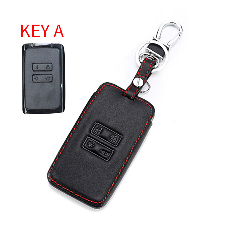 Renault Classic kućište ključa od kože bivola, jednostavan stil, licencirana privatna etiketa